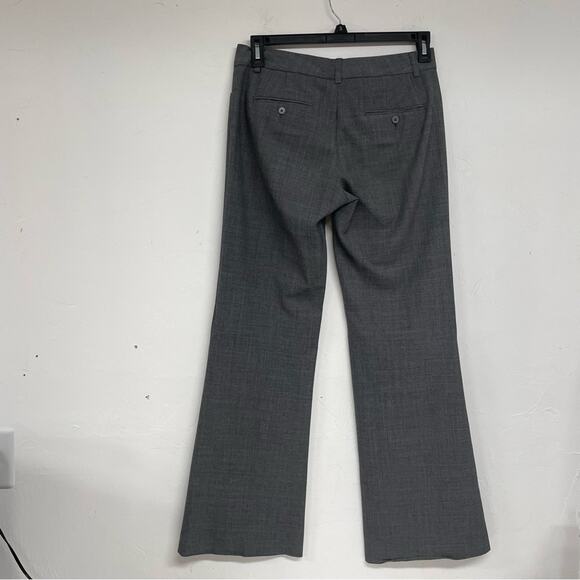 Express Grey Editor Dress Pants Chino’s Wide Leg Low Rise Trousers Womens 6 - Picture 8 of 10